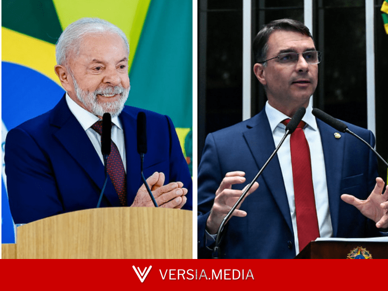 Quaest: 50% dizem que conhecem e não votariam em Lula; 57% dizem o mesmo de Flávio
