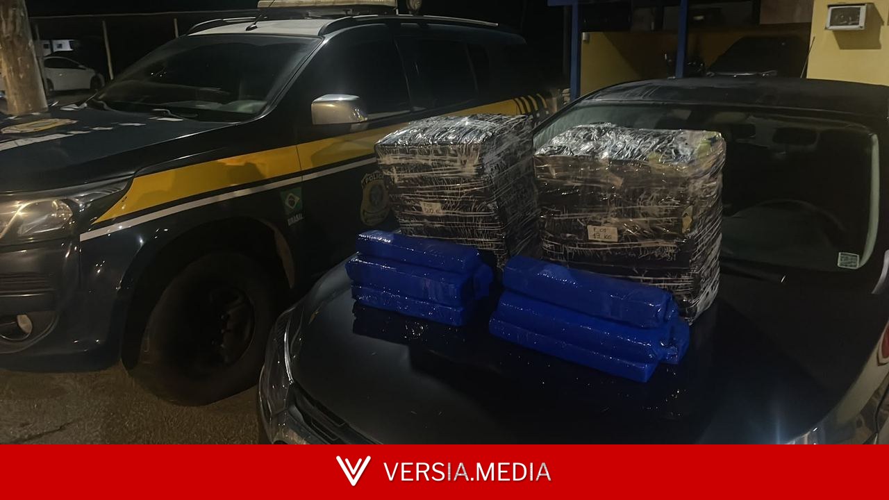 Homem é preso após tentar fugir da PRF com quase 50 kg de maconha em Teófilo Otoni