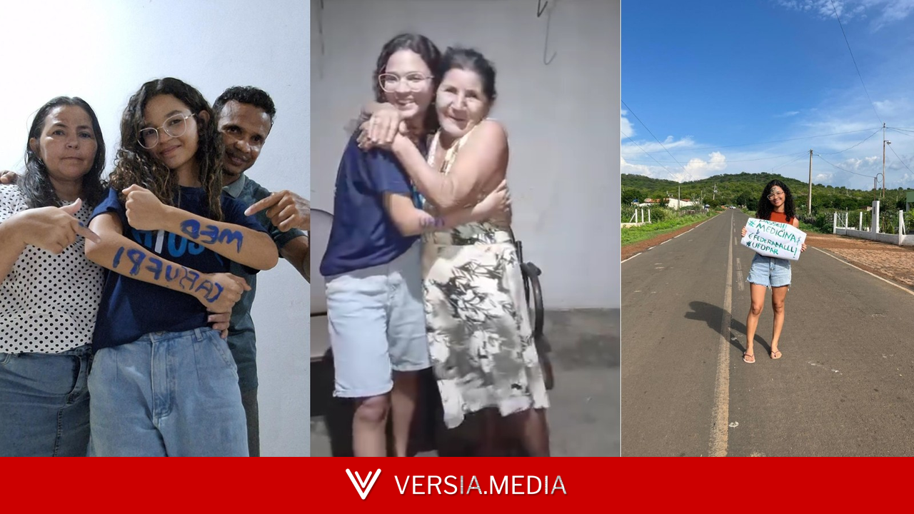 Avó se emociona com 2ª aprovação de neta em medicina em universidade federal no PI: 'de novo'; vídeo