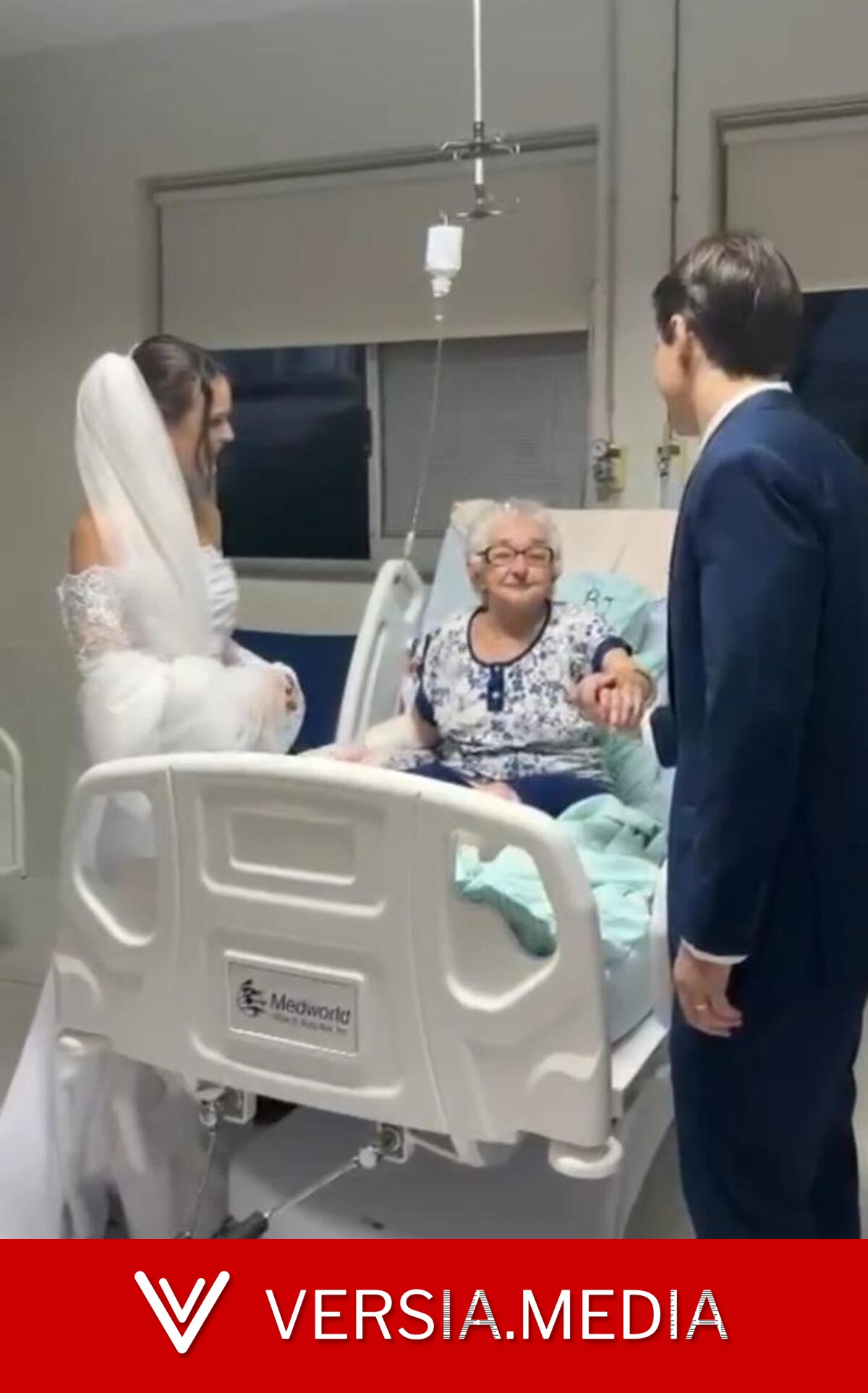 VÍDEO: Noiva sai da igreja e vai direto ao hospital visitar a avó internada em MG