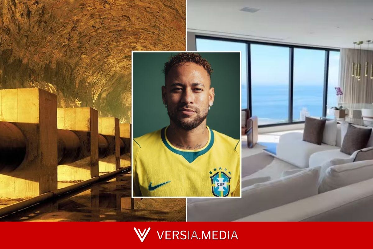 Neymar mora em um dos morros onde foi escavado o maior reservatório de água da América Latina