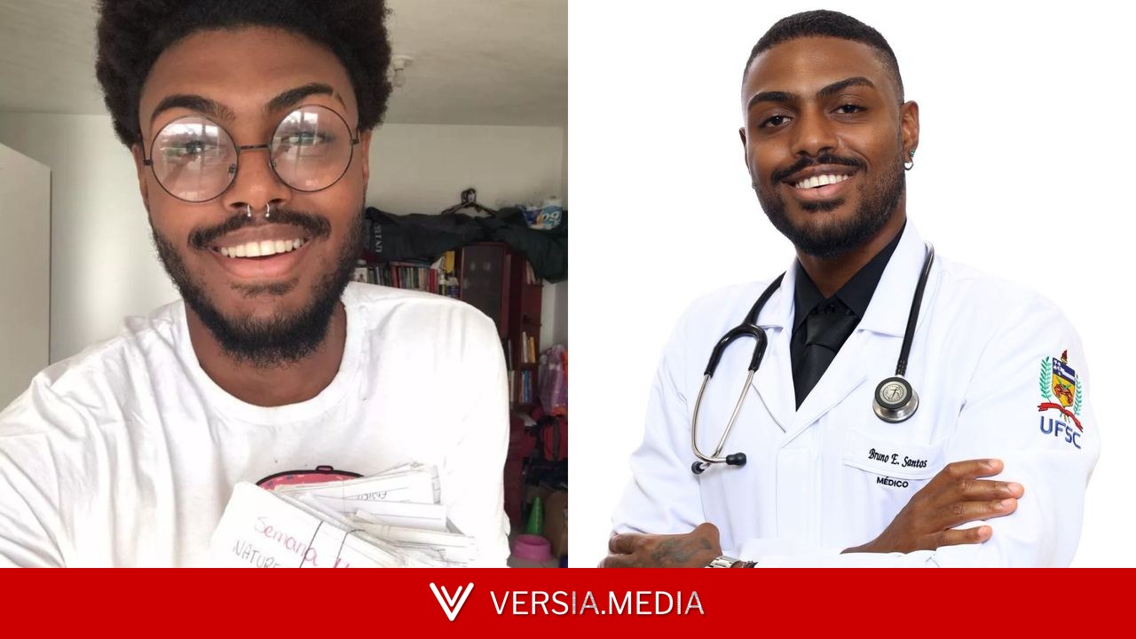 Ex-faxineiro que fez 1,3 mil cartões de memorização para vestibular se forma em medicina na UFSC: 'Não consigo romantizar, foi muito difícil'