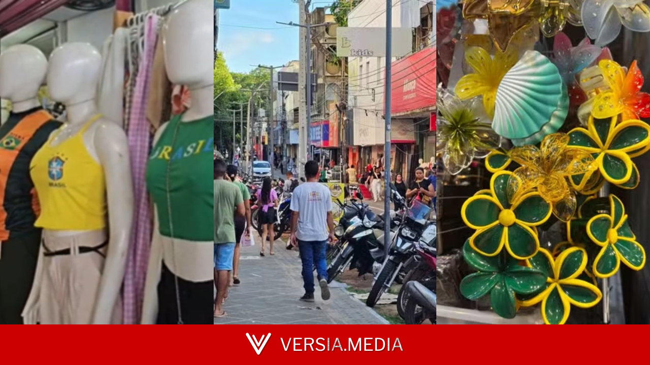'Cada jogo é um look diferente': Comerciantes comemoram alta nas vendas em Teresina durante a Copa